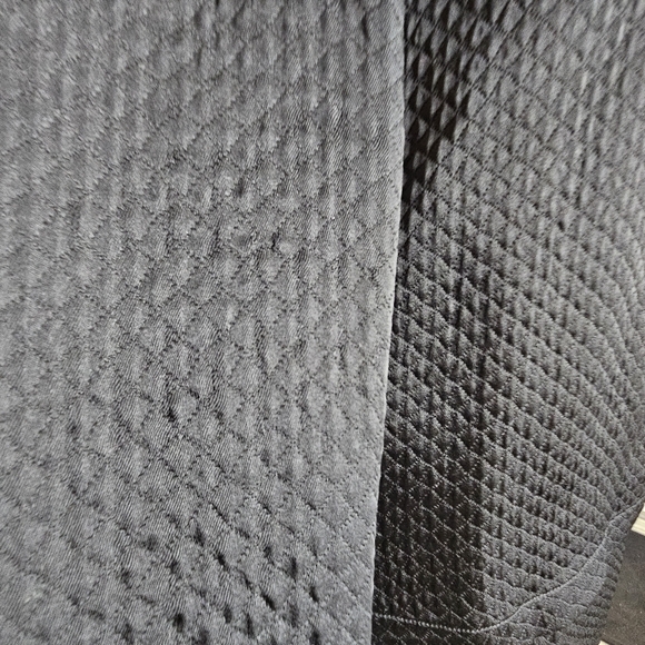 Vintage 80s Hino & Malee Black Quilted Wool Blend Skirt Set, Top (M) Skirt (L) - Picture 3 of 7